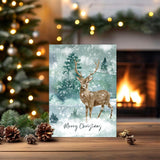 Merry Christmas Greeting Cards - Deer