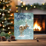 Merry Christmas Greeting Cards - Deer