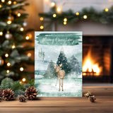 Merry Christmas Greeting Cards - Deer