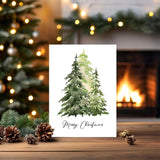 Merry Christmas Greeting Cards - Trees