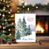 Merry Christmas Greeting Cards - Trees