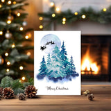 Merry Christmas Greeting Cards - Trees