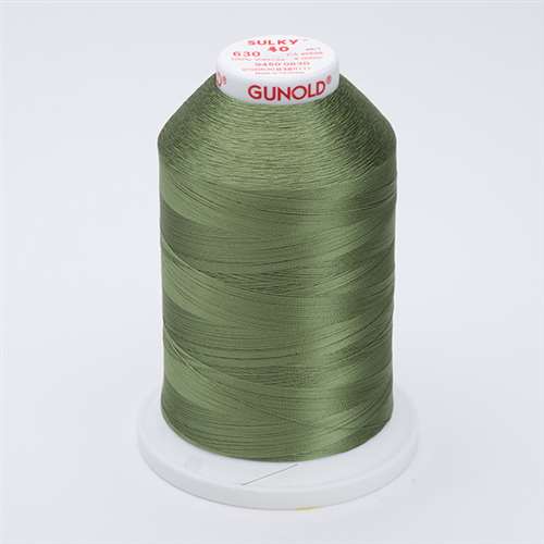 Sulky 40 wt 5500 Yard Rayon Thread - 940-0630 - Moss Green – Carolina ...