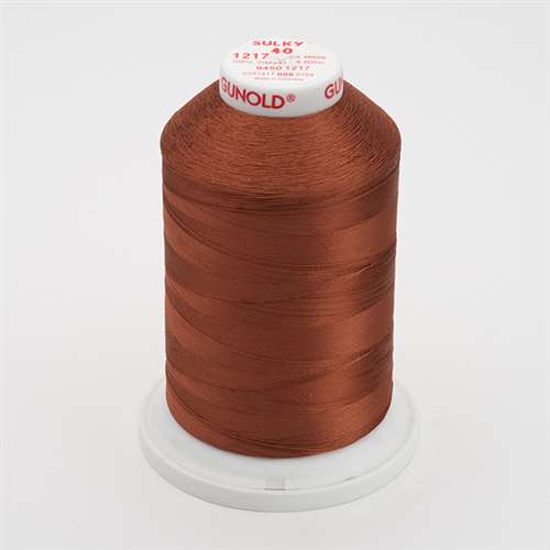 Sulky 40 wt 5500 Yard Rayon Thread - 940-1217 - Chestnut