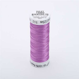 SULKY 40 WEIGHT RAYON EMBROIDERY THREAD- 250 YARDS---MANY CHOICES