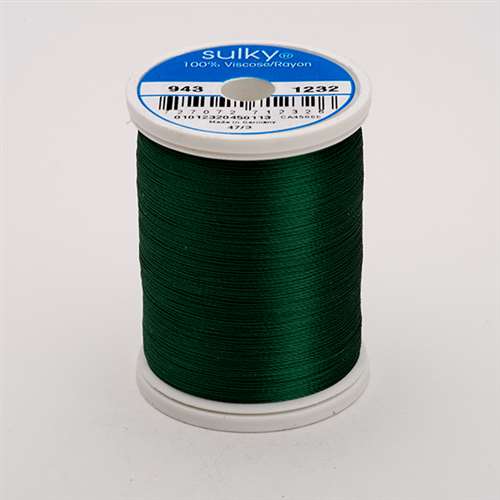 Sulky Rayon Thread 40wt 250yd Classic Green