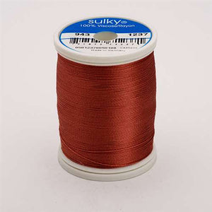 Sulky 40 wt 850 Yard Rayon Thread - 943-1237 - Deep Mauve